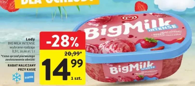 lody truskawkowe