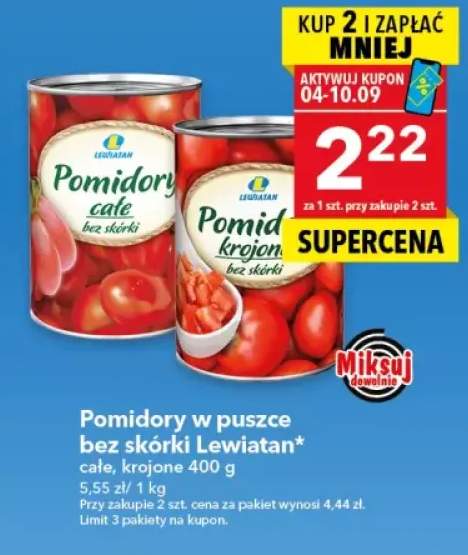 pomidory w puszce