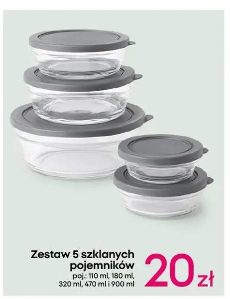 zestaw pojemników