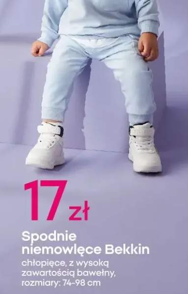spodnie niemowlęce