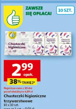 chusteczki higieniczne