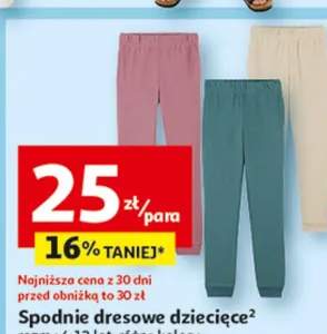 spodnie dresowe dziecięce