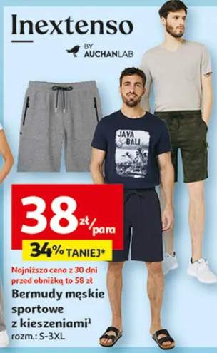 bermudy męskie