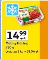 maliny mrożone