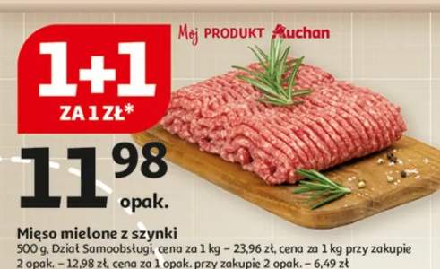 mięso mielone z szynki