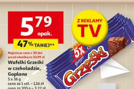 wafelki w czekoladzie