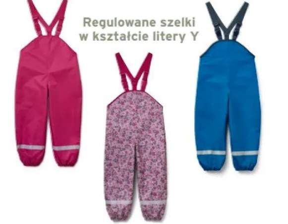 spodnie przeciwdeszczowe dziecięce