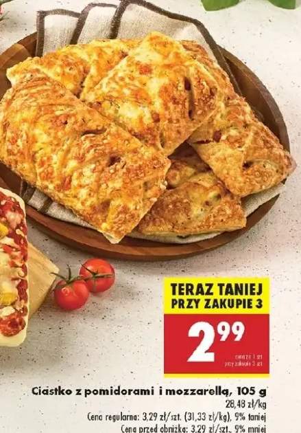 ciastko z pomidorami