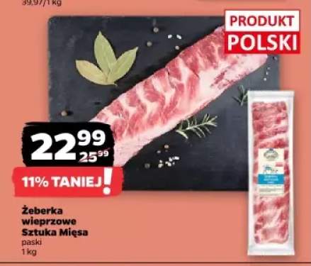 żeberka wieprzowe