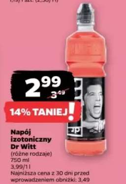 napój izotoniczny