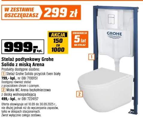 zestaw podtynkowy wc