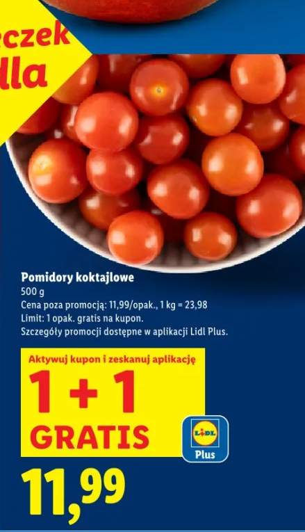pomidory koktajlowe