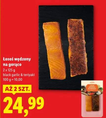 łosoś wędzony na gorąco