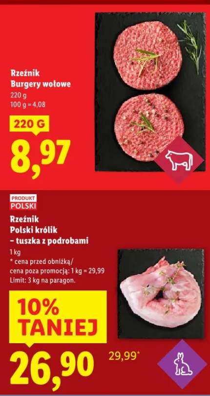 tuszka królika