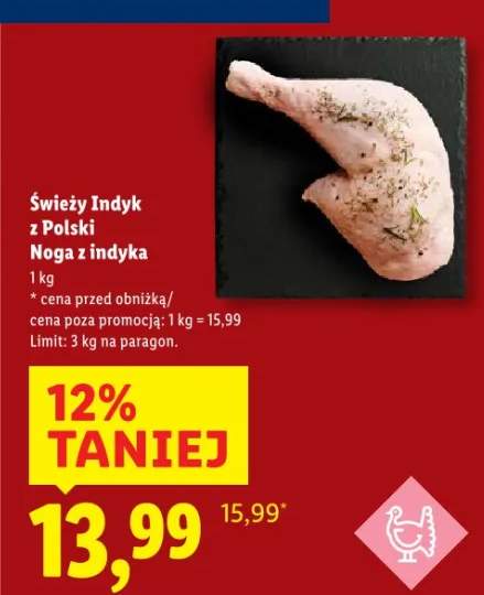 indyk świeży