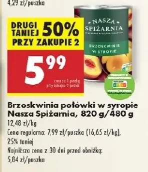 brzoskwinie w syropie