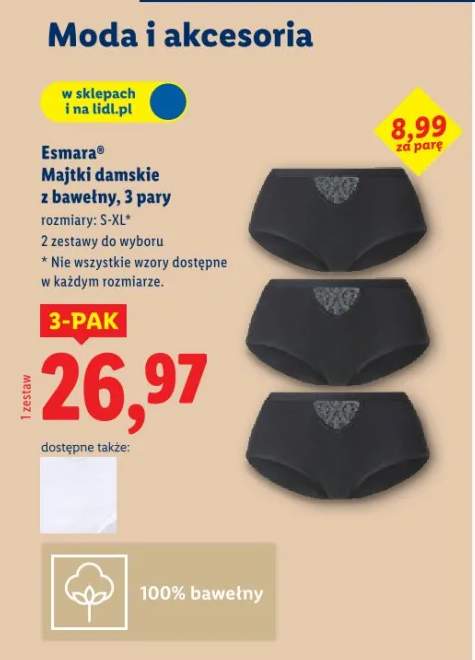 majtki damskie