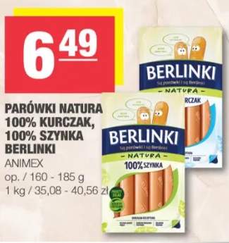 parówki z szynki