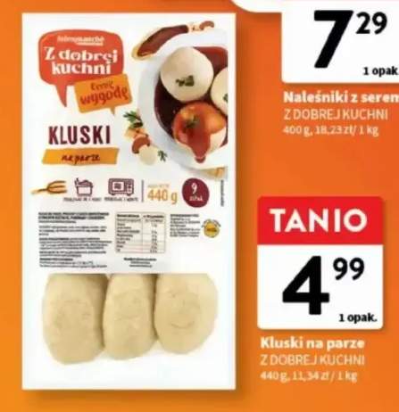 kluski na parze