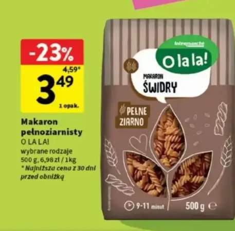 Makaron pełnoziarnisty