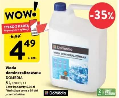 woda demineralizowana