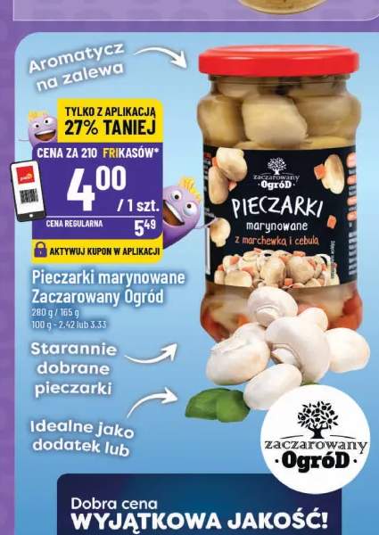 pieczarki marynowane