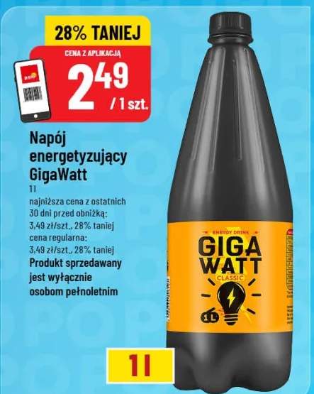 napój energetyczny