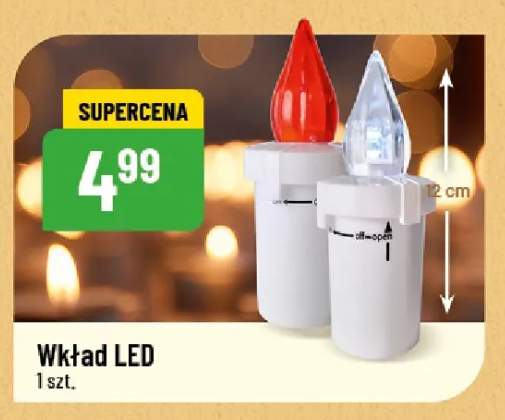 wkład LED do znicza