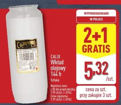 wkład olejowy do znicza