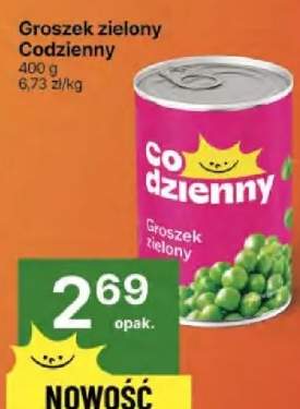 groszek zielony w puszce