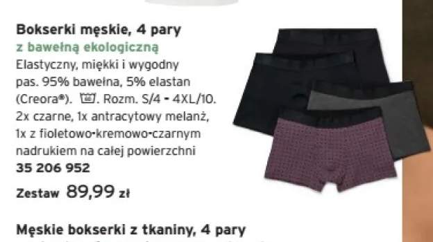 bokserki męskie