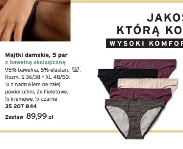 majtki damskie