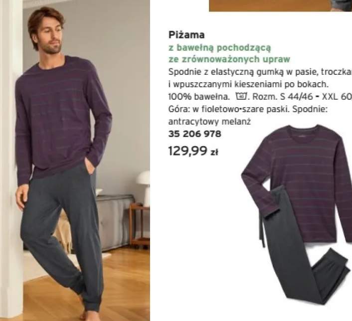 piżama męska