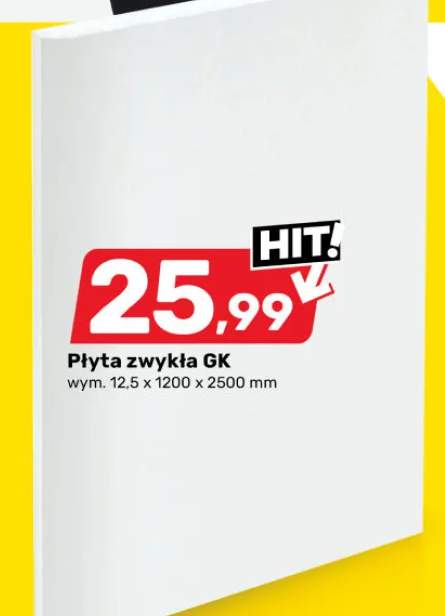 płyta gipsowa wewnętrzna