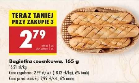 bagietka z masłem czosnkowym