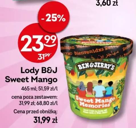 lody Ben Jerrys