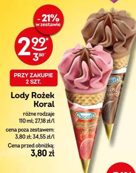 lody rożek