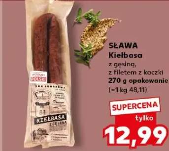 kiełbasa z gęsiną