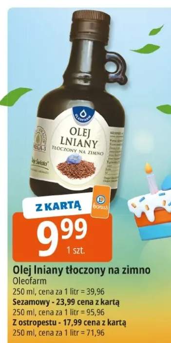 olej lniany