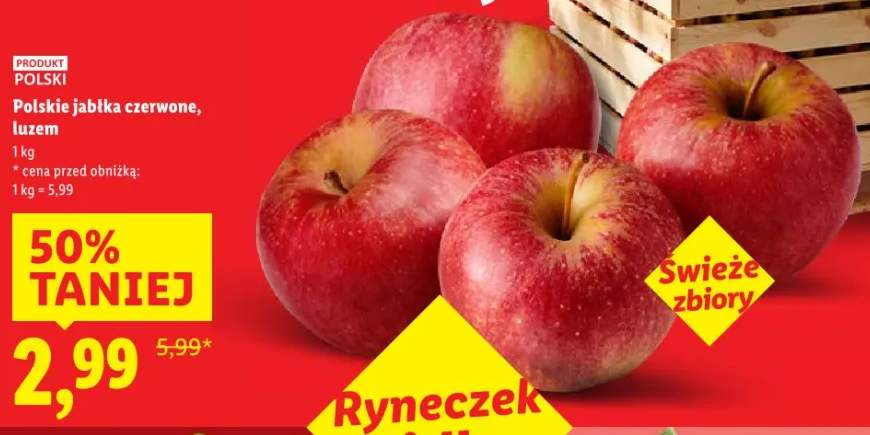 jabłka czerwone