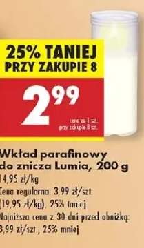wkład parafinowy do znicza