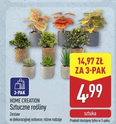 rośliny sztuczne