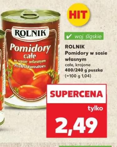 pomidory w puszce