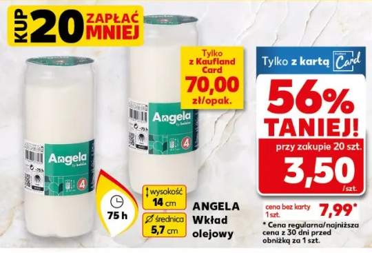 wkład olejowy do znicza