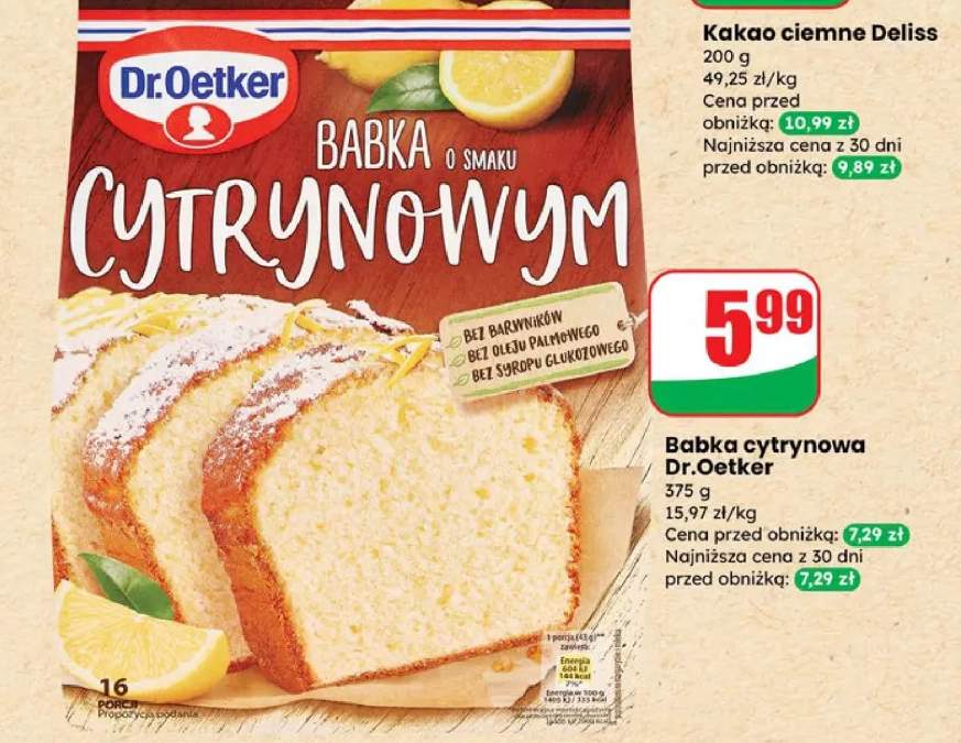 babka cytrynowa