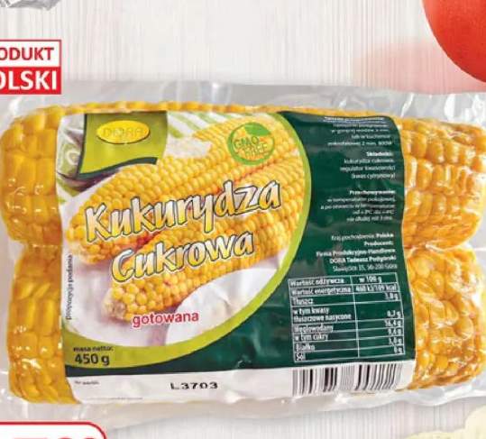 kukurydza gotowana