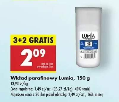 wkład parafinowy do znicza