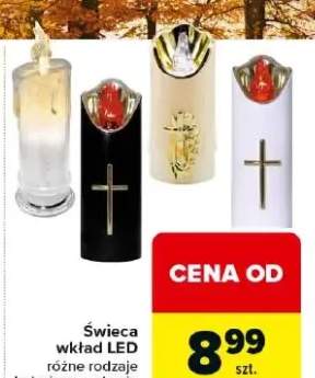 wkład LED do znicza