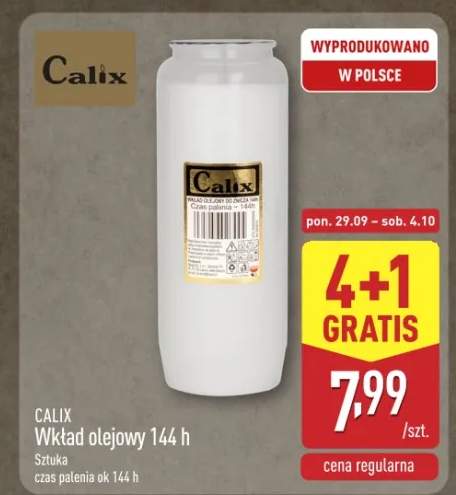 Wkład olejowy do znicza