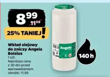 Wkład olejowy do znicza